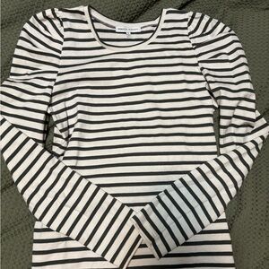 NWOT Rebecca Minkoff Talia Striped Sweatshirt
